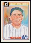 1983 Donruss Yogi Berra Hall of Fame Card