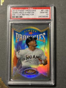 2013 Giancarlo Stanton Gold Die-Cut Refractor PSA 10