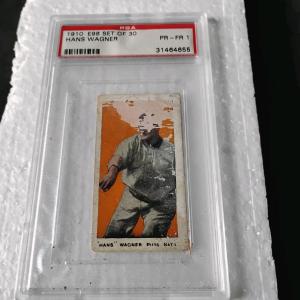 1910 E98 Honus Wagner Orange PSA 1 Card