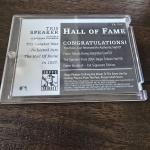 2004 Topps Tribute Tris Speaker Game Bat Card