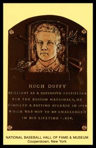 Hugh Duffy Cooperstown Hall of Fame Postcard