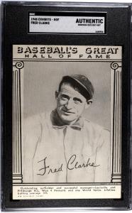 1948 Fred Clarke HOF Exhibits Sports Card