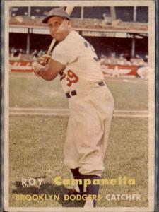 1957 Topps Roy Campanella Baseball Card #210