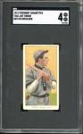 1911 T206 Joe Tinker Baseball Card SGC 4