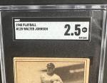 1940 Play Ball Walter Johnson #120 Baseball Card