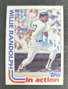 1982 Topps Willie Randolph Baseball Card #570 Yankees