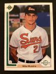 1991 Upper Deck Mike Mussina Rookie Card #65