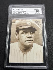 Babe Ruth 1988 American All Stars Card