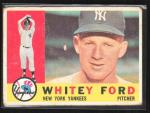 Whitey Ford 1960 Topps Card New York Yankees