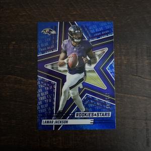 2025 Lamar Jackson Blue Foil #51 Ravens Card