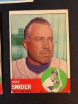 Duke Snider Topps Card Lot - 1963 & 1964