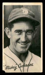 1936 Goudey Mickey Cochrane Wide R314 Card