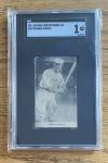 1921 E253 Frankie Frisch Rookie Card SGC 1 HOF