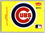 1986 Fleer Chicago Cubs Logo Team Stickers