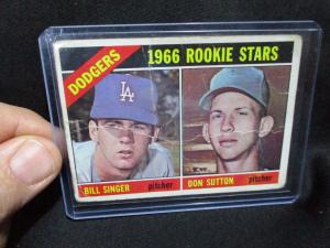1966 Topps Dodgers Rookie Stars - Singer & Sutton