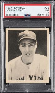 1939 Play Ball Joe DiMaggio #26 PSA 7