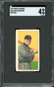 1909-11 T206 Sam Crawford Baseball Card SGC 4