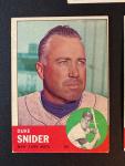 Duke Snider Topps Card Lot - 1963 & 1964