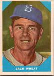 1960 Fleer Zack Wheat Baseball Card #12