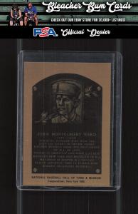 John Ward 1981-89 Hall of Fame Plaque
