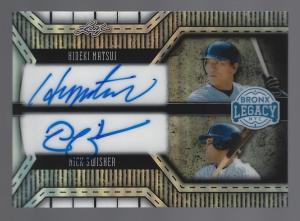 Hideki Matsui Nick Swisher 2025 Dual Auto Card