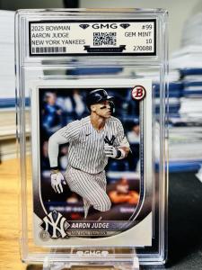 2025 Bowman Aaron Judge Gem Mint 10 Yankees #99