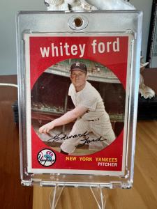 1959 Topps Whitey Ford #430 Yankees Card