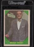 1960 Fleer Branch Rickey Baseball Card #55