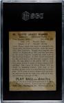 1939 Playball Lloyd Waner Card #89 SGC 1