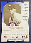Andy Pettitte 1998 Leaf Fractal Matrix Card 27/50