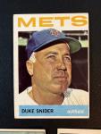 Duke Snider Topps Card Lot - 1963 & 1964