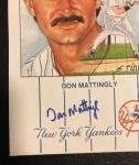 Don Mattingly Autographed Postcard - Yankees