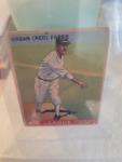 1933 Goudey Big League Urban Faber HOF Card