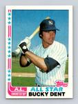 1982 Topps Bucky Dent Yankees Card #550