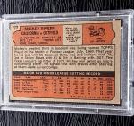 1972 Topps Mickey Rivers Rookie Baseball Card #272