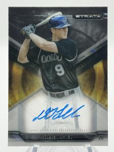 2015 Topps Strata DJ LeMahieu Autographed Card