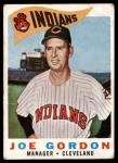 1960 Topps Joe Gordon Cleveland Indians Card #216