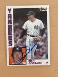 1984 Topps Goose Gossage Autographed Card No. 670