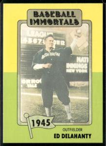 Ed Delahanty SSPC HOF Card #33c 1980-87
