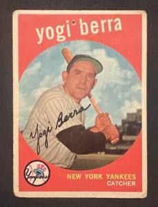 1959 Topps Yogi Berra #180 New York Yankees