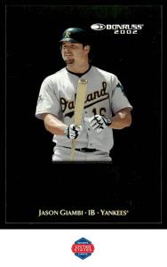 2002 Donruss Jason Giambi Elite Series Card