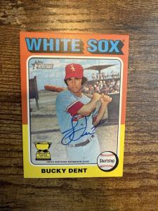 2024 Topps Heritage High Number Bucky Dent Autograph