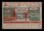 1956 Topps Elston Howard Baseball Card #208