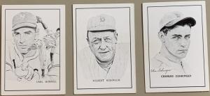 Hall of Fame Cards: Robinson, Hubbell, Gehringer