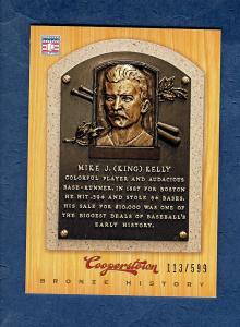 Mike King Kelly #49 Panini Bronze HOF Card