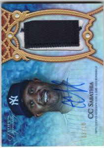 2022 Topps Dynasty CC Sabathia Patch Auto /10