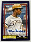 2022 Topps Archives Willie Randolph Purple Auto 073/150