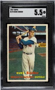 1957 Topps Duke Snider Dodgers Baseball Card