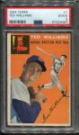 1954 Topps Ted Williams #1 PSA 2 Card