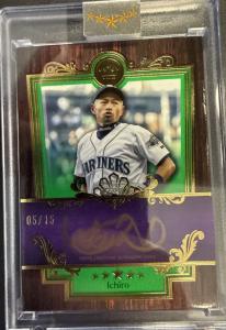 2015 Ichiro Auto Green 5/15 Five Star Card